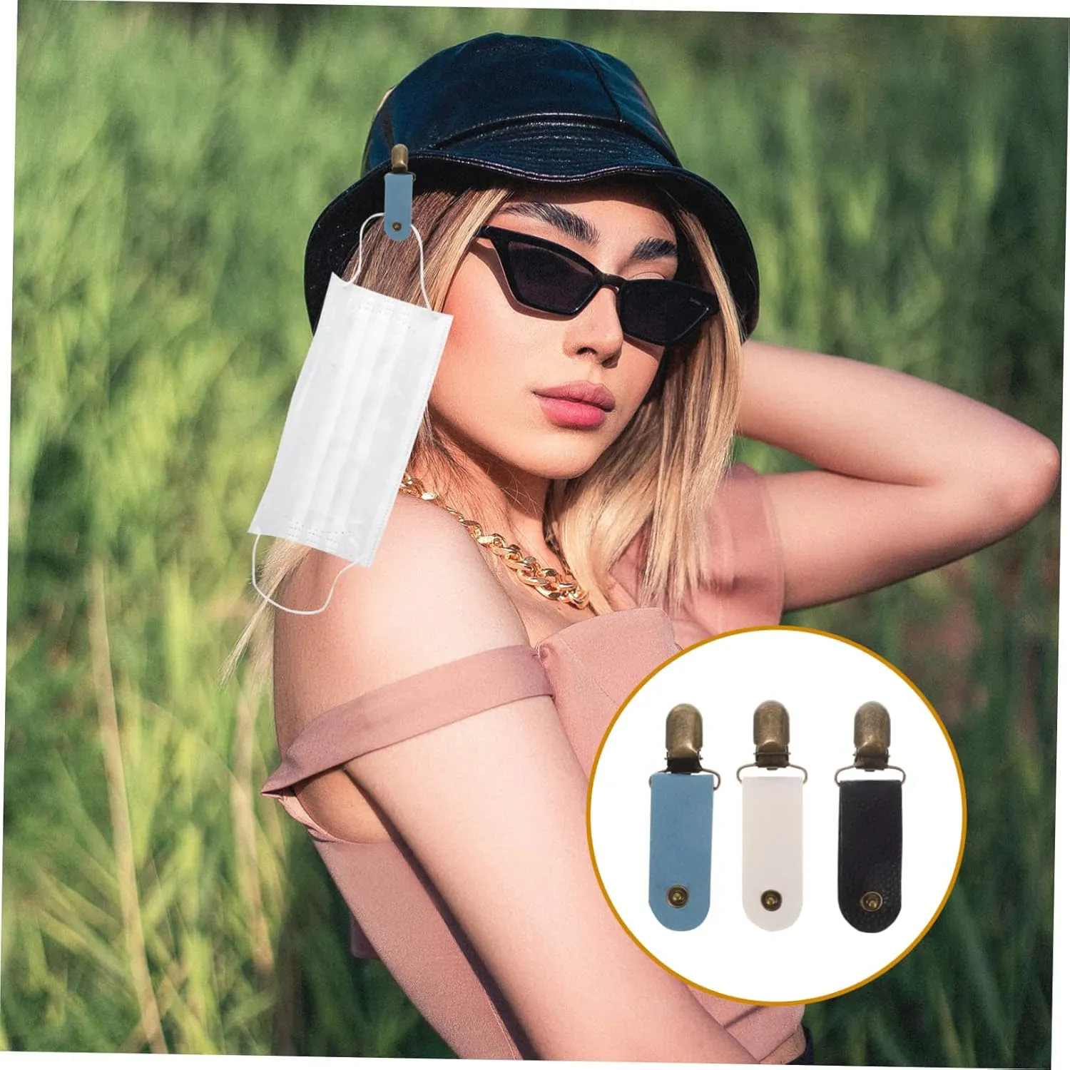 Hat Clip Holder for Travel Lightweight Hat Clips for Back Handbag Luggage Easy to Use for Hiking Camping
