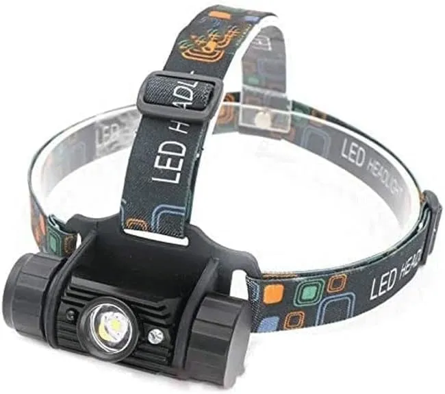 Head Torch,USB Cable Suction Headlight Fishing lamp Strong Light Head lamp Fishing lamp Aluminum Alloy Headlights Camping