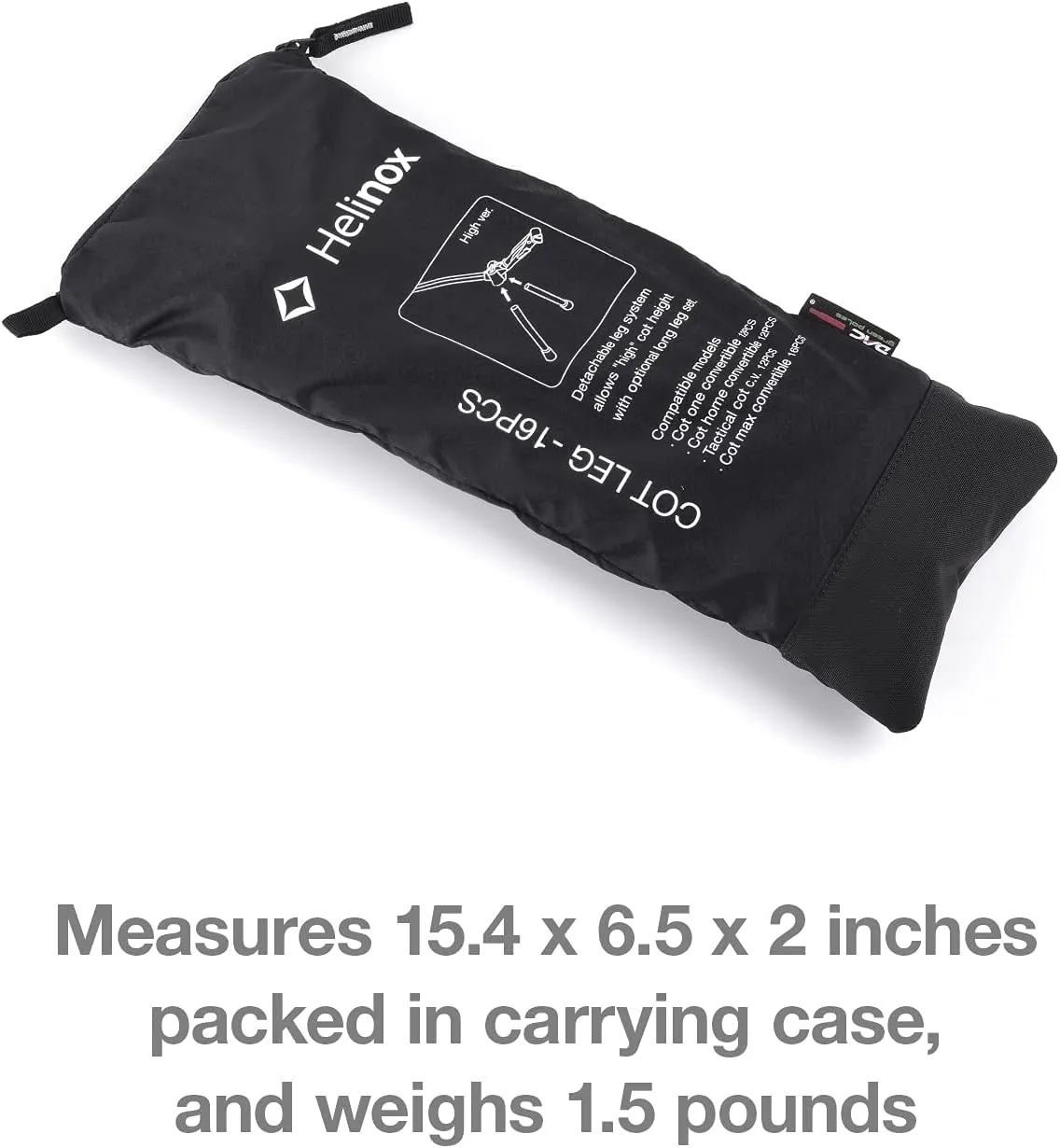 Helinox Cot Max Camping Cot Leg Extenders (Set of 16)