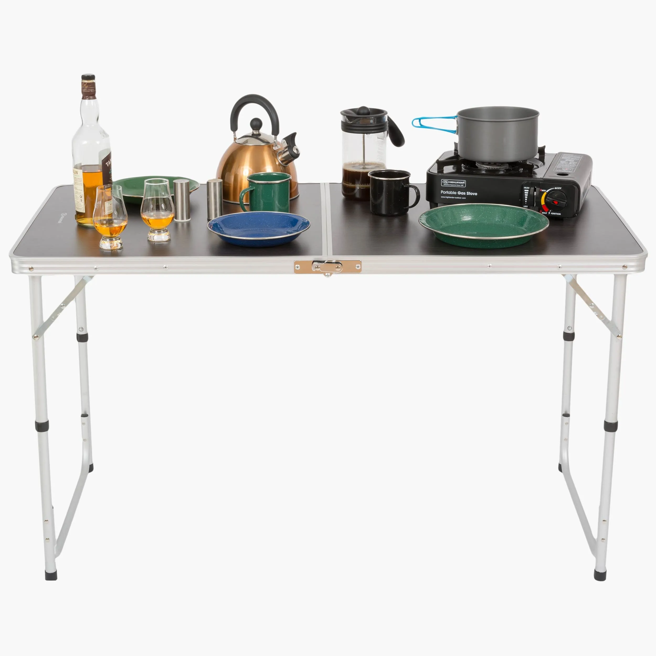 Highlander - Kompakt Campingbord, Dobbelt