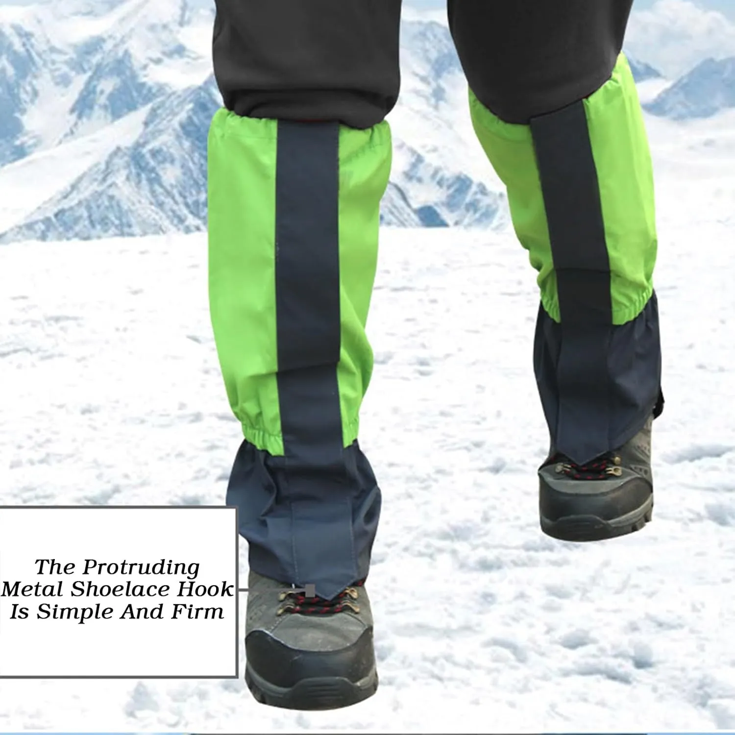 Hiking Gaiters,Leg Gaiters,Tactical Leg Gaiters,Snake Bite Protection Guards with Adjustable Size,Waterproof for Walking Climbing Hiking