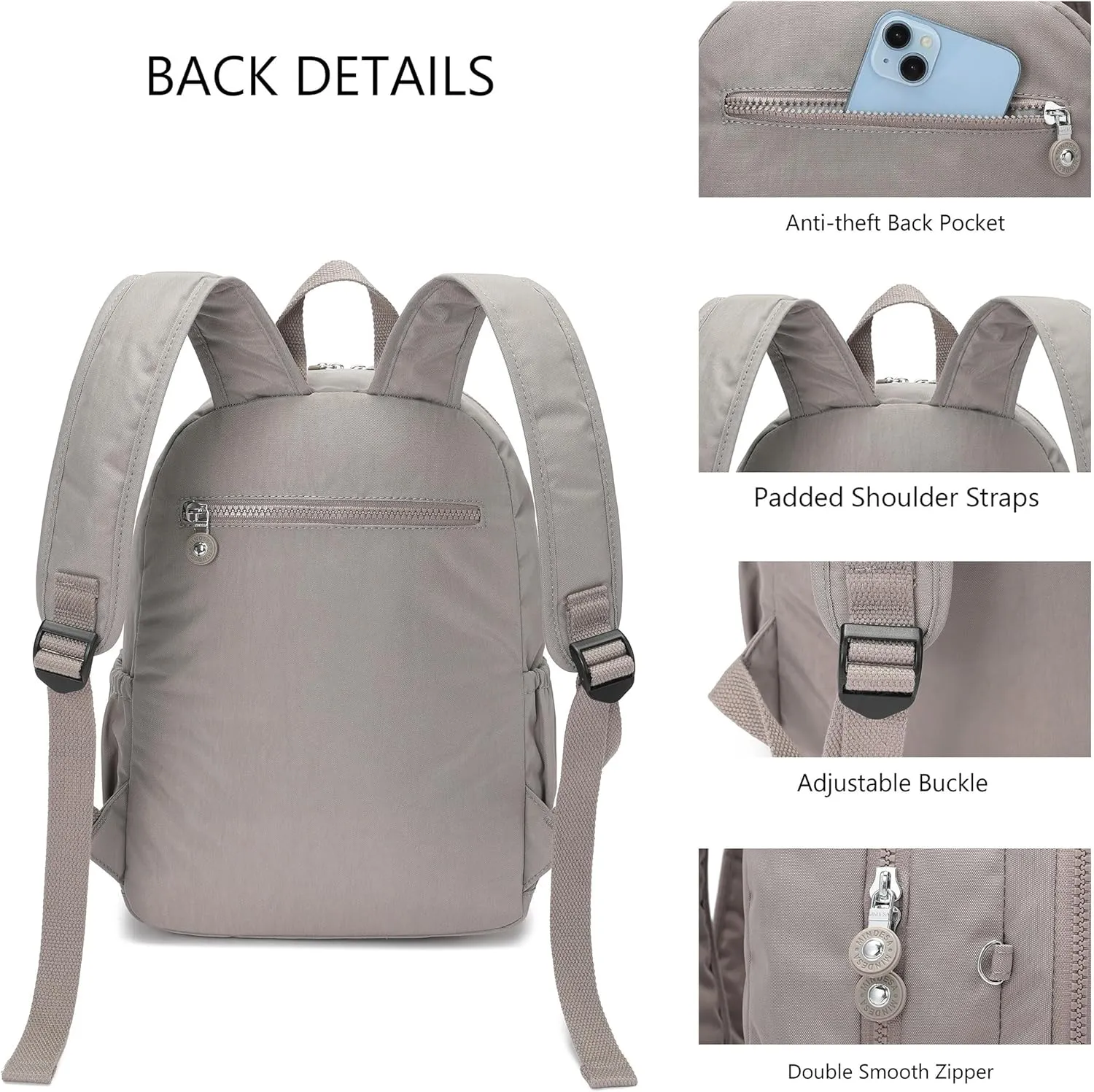 Hiking Waterproof 13" Laptop Backpack Purse for Women and Men,Travel Backpack
