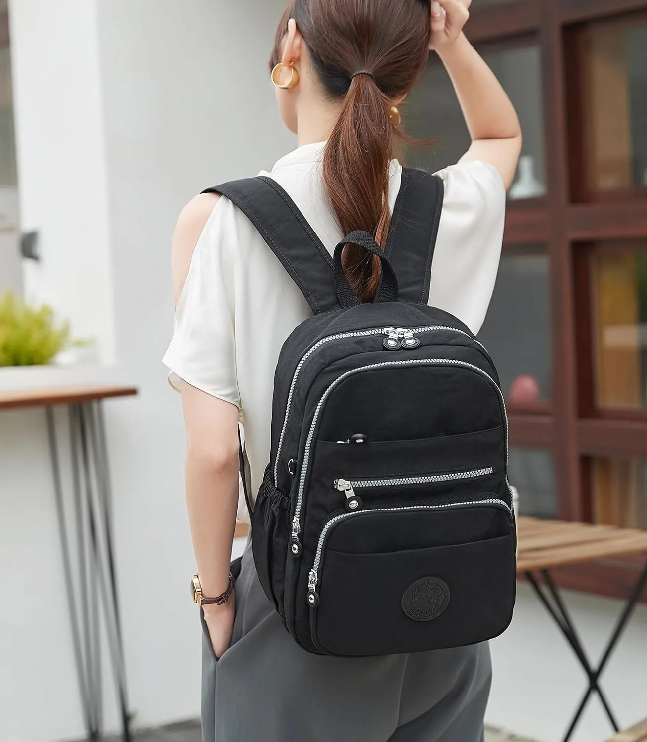 Hiking Waterproof 13" Laptop Backpack Purse for Women and Men,Travel Backpack