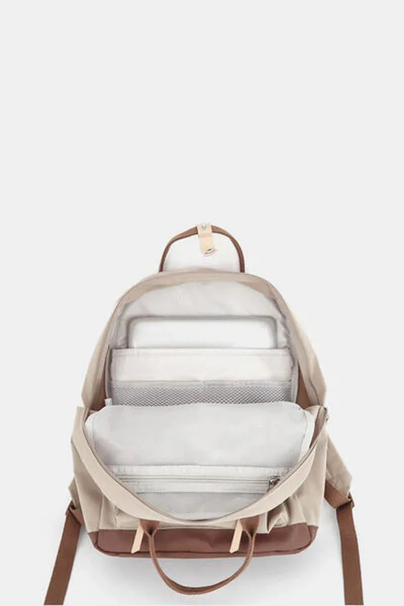 Himawari Waterproof Multi-Pocket Backpack