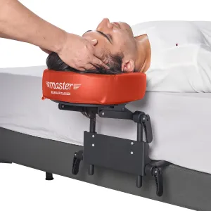 Home Use Sleeping Mattress Top Massage Kit-Adjustable Headrest Face Pillow Cradle & Face face Down Therapy After Eye Surgery (Red)