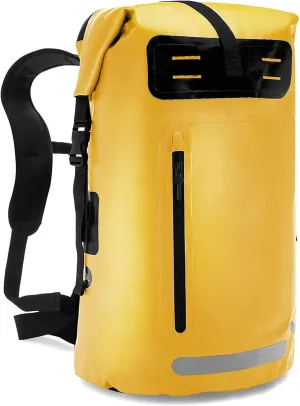 HXBER Waterproof Backpack Heavy Duty Roll-Top Dry Bag for Kayaking Rafting Boating