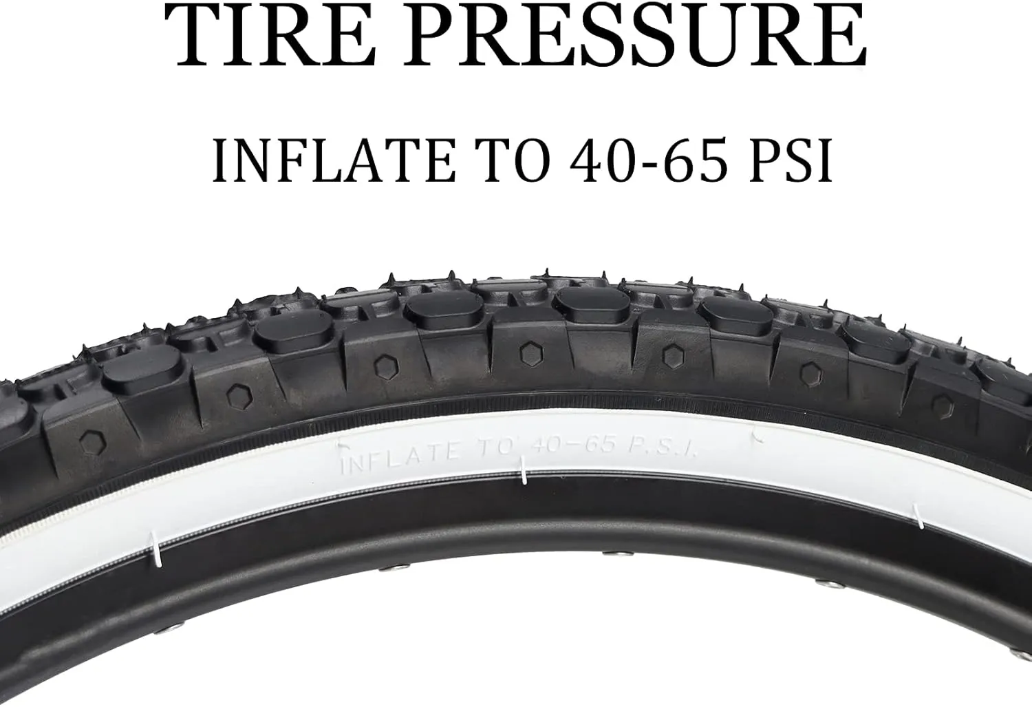 Hycline 2-Pack Cruiser Bike Tires Set: 24/26x2.125 inch Folding Replacement Puncture-Resistant Bicycle Tires and Pair 24/26-inch Inner Tubes with Tire Levers for Beach or Urban City Commuter Bike