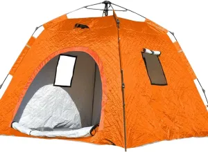 ice Fishing Tent ice Fishing shelter Insulated Winter Outdoor Fishing Equipment for 2-3 People, Warm and Thickened Ice Fishing Tent(Color:2)