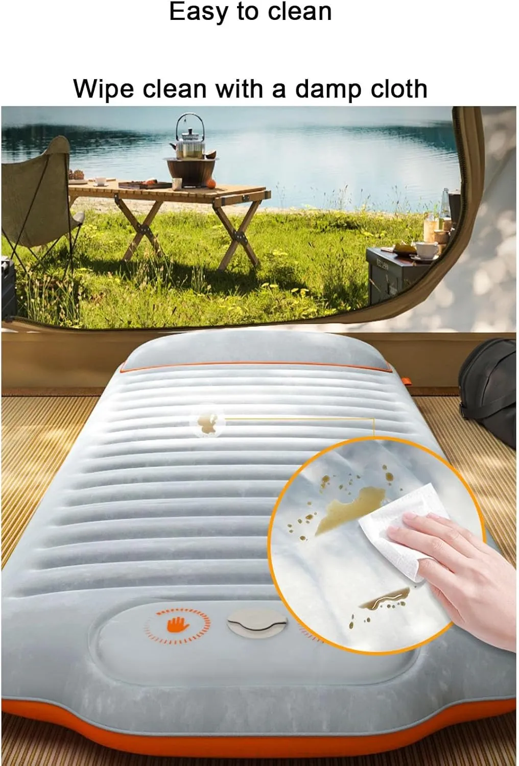 Inflatable Mattress, Outdoor Tent air Mattress, Portable Automatic Single Sofa Camping Folding Sleeping mat