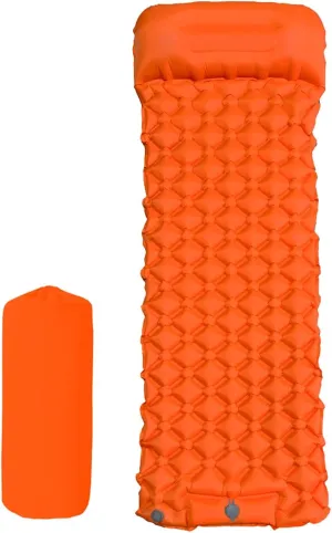 Inflatable Sleeping Pad | Camping Mat Mattress - Camping Pads, Portable Mattres for Camping Backpacking Hiking Tent Trap Traveling Single Person