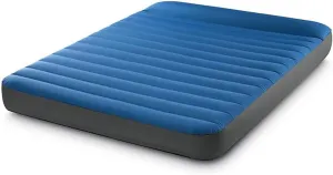Intex: Dura-Beam: TruAire Pillow Mat - Queen - 8.5" Inflatable Air Mattress, QuickFill USB Pump, Puncture-Resistant Fiber-Tech, Carry Bag, 600lb Cap