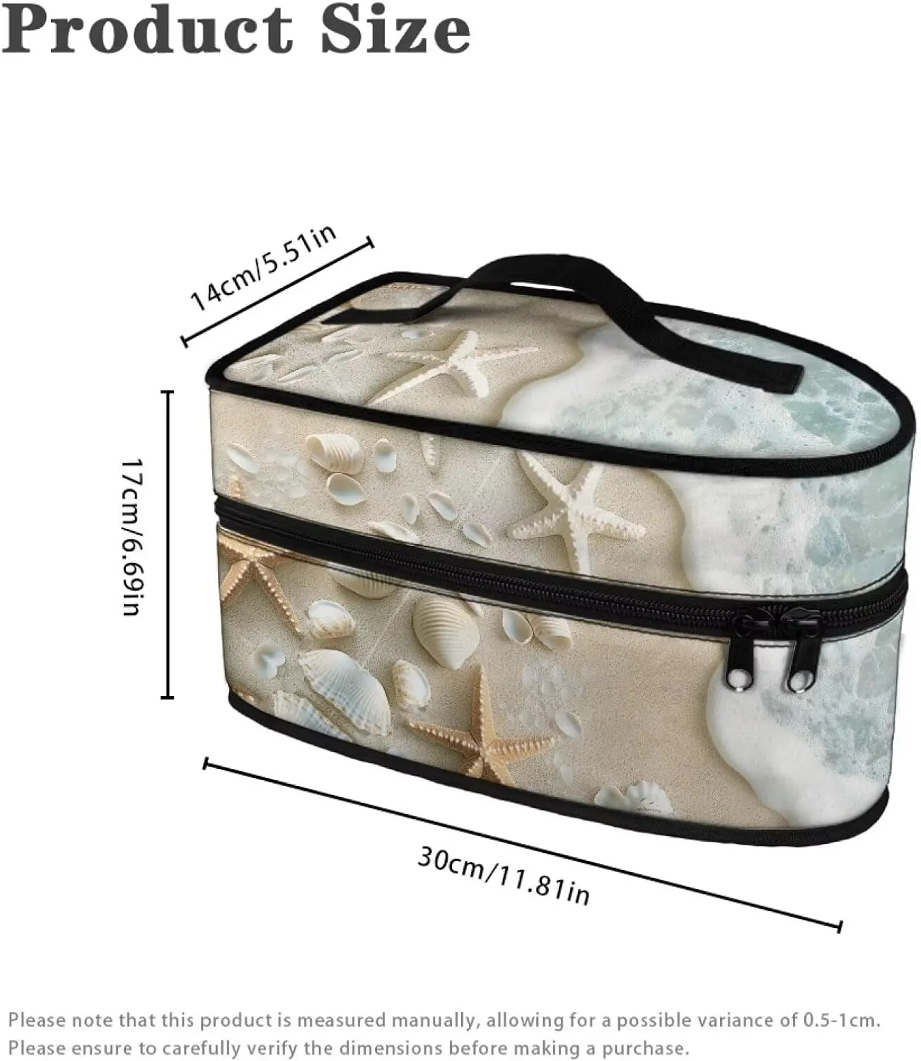 Iron Bag for Travel Starfish Sea Iron for Clothes Waterproof Dustproof Iron Carrying Case Suitable for Travel or Storage Full-size Protective Carrying Storage Bag Iron Case Bag