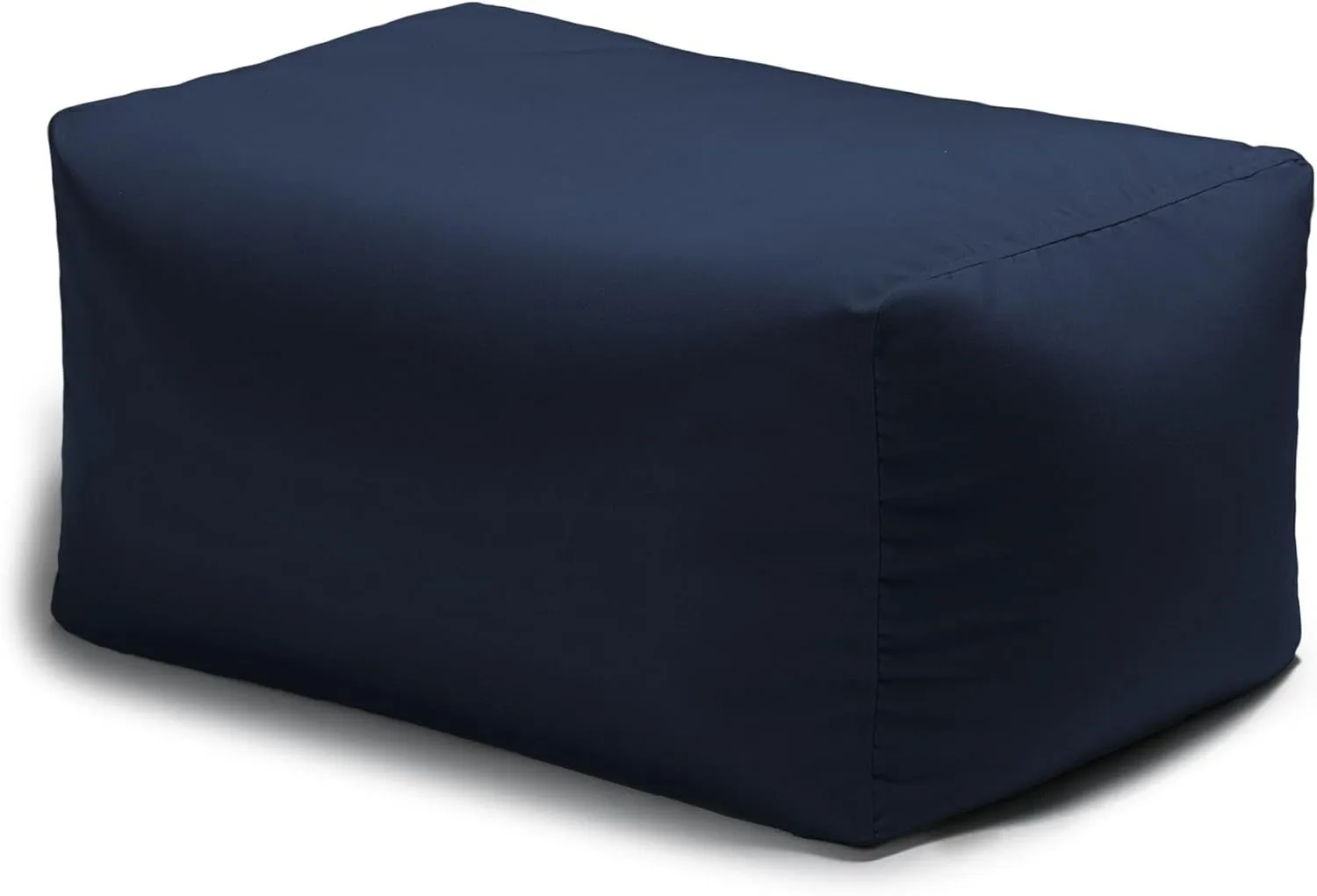 Jaxx Leon Outdoor Bean Bag Ottoman, Navy Blue