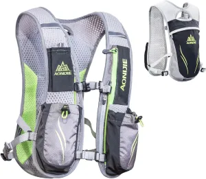 JEELAD Running Hydration Vest Trail Running Backpack BPA-Free Leak-Proof Running Water Bottles for Marathon Biking Hiking Cycling Outdoor