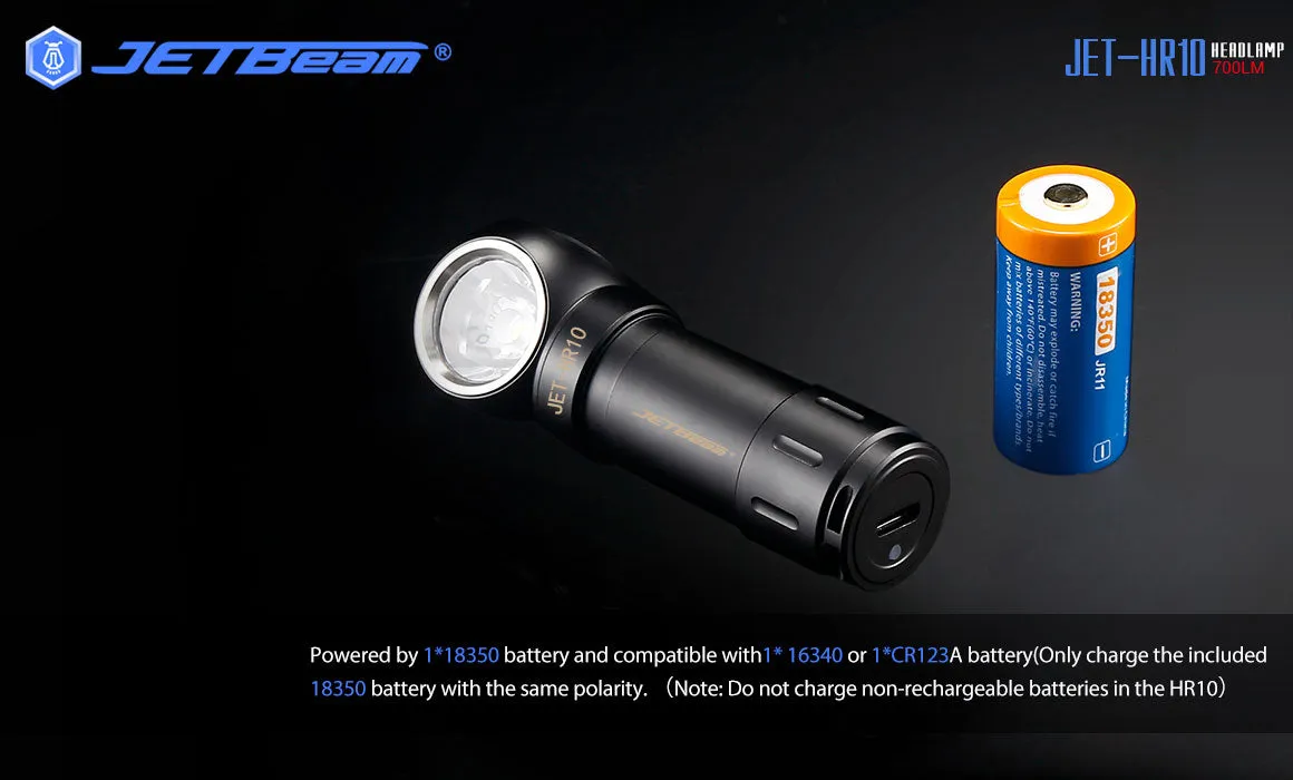 JETBEAM HR10 700Lm Rechargeable Headlamp