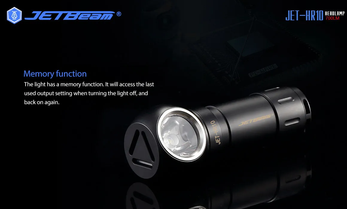 JETBEAM HR10 700Lm Rechargeable Headlamp
