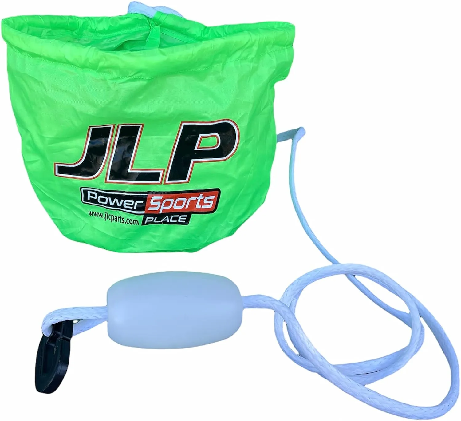 JLP Anchor Bag Intended For All Marine Personal Water Craft PWC Jet Ski Sand Anchor Bag Small Boats with Rope, Float, and Hook Aquatrax F12X F12 R12 R12X F-12 F-12X R-12X Bag Anchor Neon Green