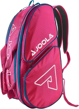 JOOLA Tour Elite Pro Pickleball Bag – Backpack & Duffle Bag for Paddles & Pickleball Accessories – Thermal Insulated Pockets Hold 4  Paddles - Includes Fence Hook