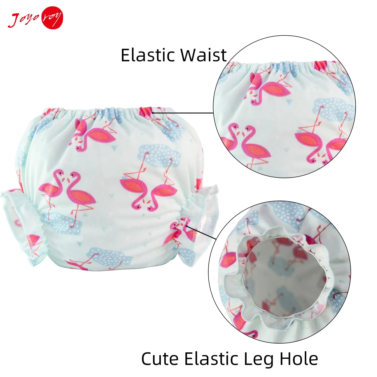 Joyo roy 4pcs Baby Girl Bloomers Toddler Bloomers Baby Bloomers 0-3 Months Baby Bloomers 3-6 Months Waterproof Pants Toddler Baby Girl Bloomers 3-6 Months Newborn Bloomers For Girls Bloomies Underwear