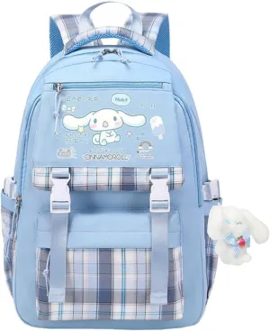 Kawaii Backpack Large Capacity Backpack Girl's Backpack Suitable for Daily Use on School Excursions with Cute Pendant