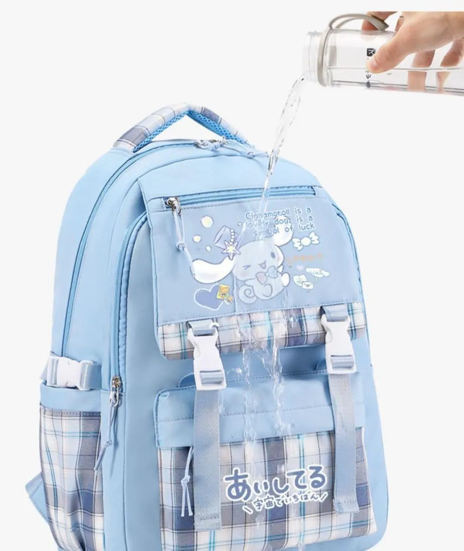 Kawaii Backpack Large Capacity Backpack Girl's Backpack Suitable for Daily Use on School Excursions with Cute Pendant