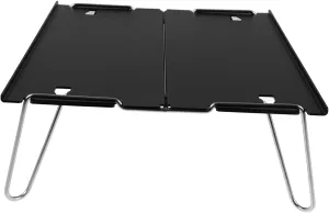 KESYOO 1pc Lightweight Aluminum Alloy Detachable Folding Camping Table Easy Setup Carry