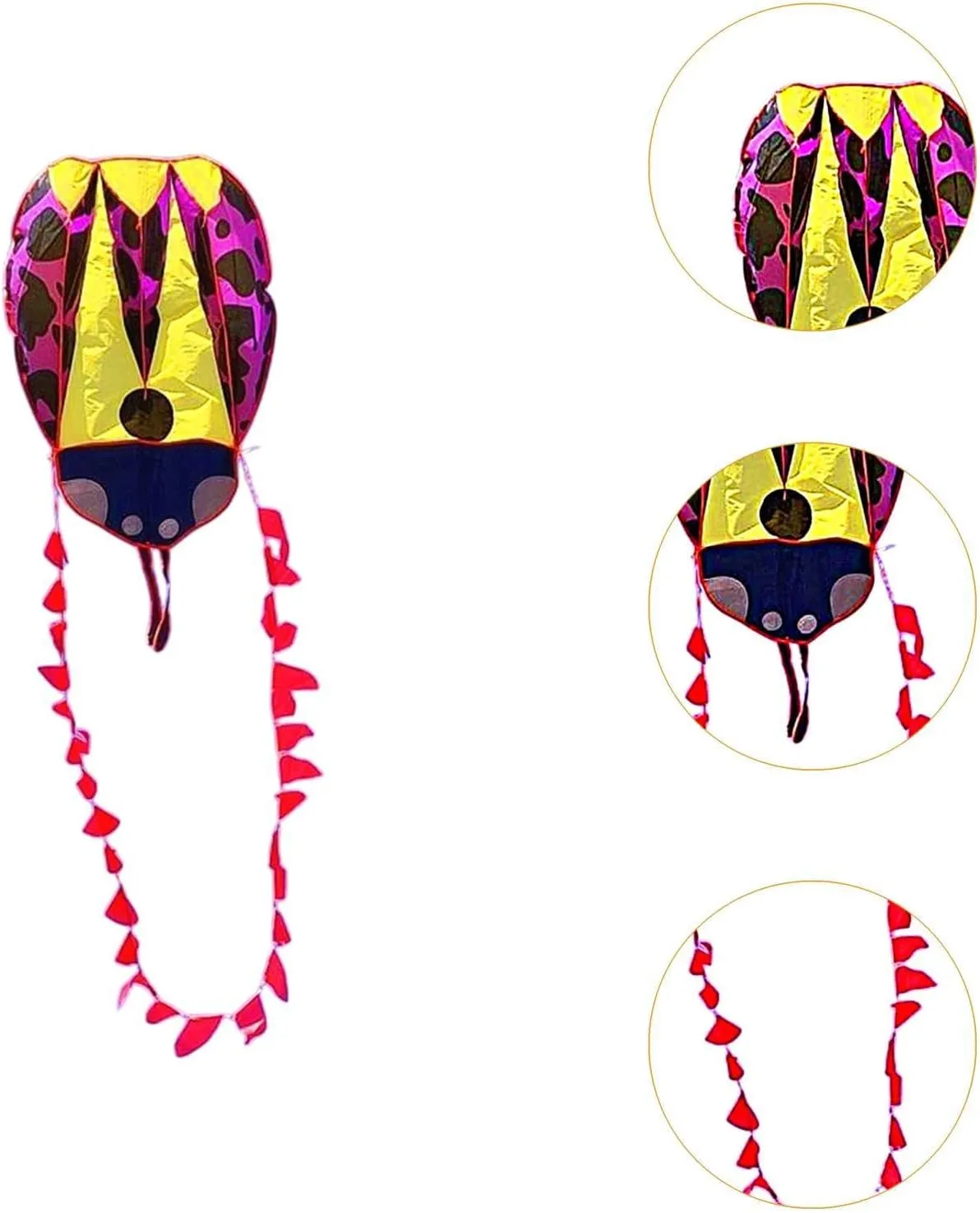 Kids Inflatable Kite Animal Shaped Kite Tear Resistant Sport Kite Outdoor Toys for Playground Travel Yard Children Beginner