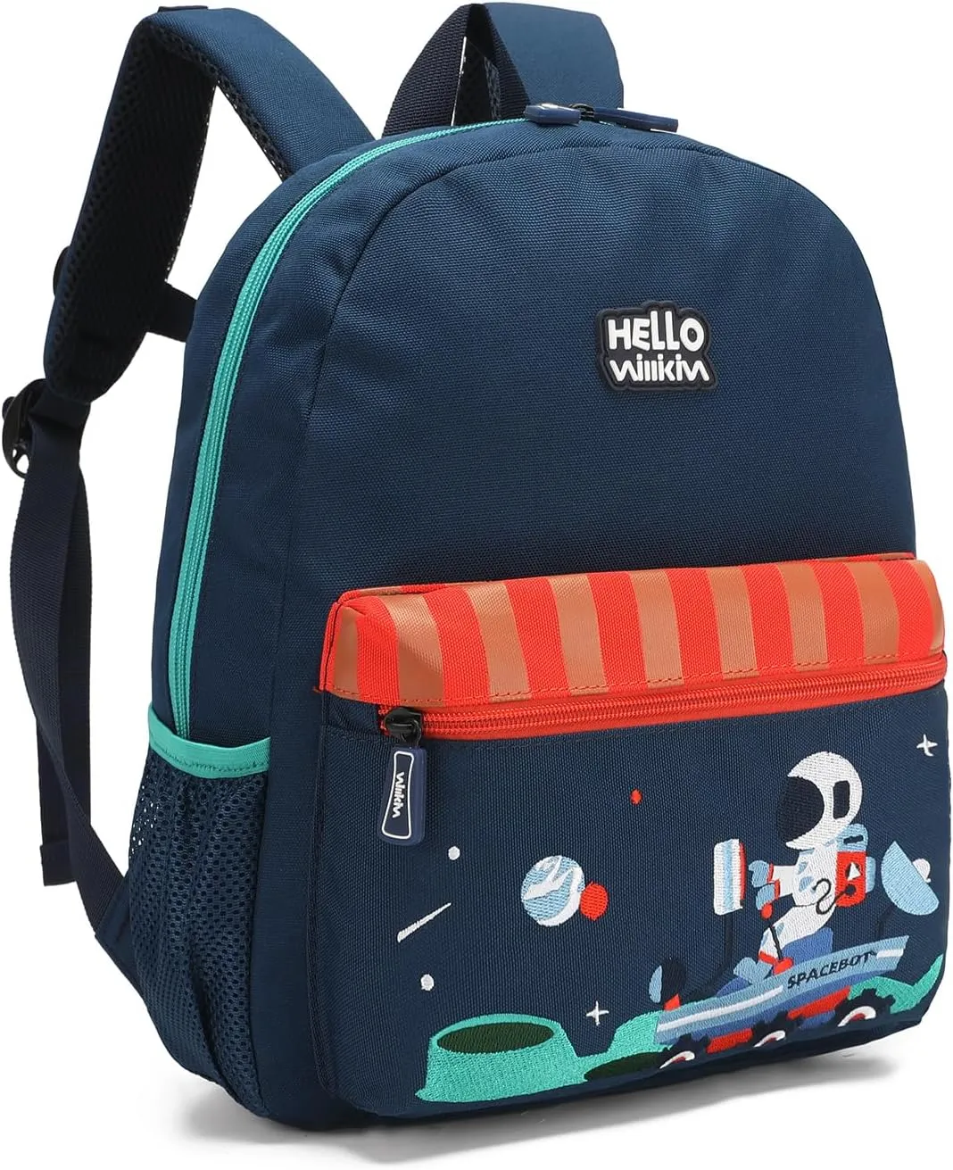Kids Toddler Backpack for Boys Girls Cute Astronauts Universe Preschool Bag(Deep Blue Astronauts)
