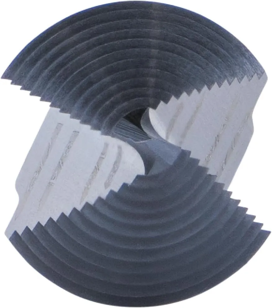Klein Tools KTSB14 Step Drill Bit #14 Double-Fluted, 3/16 to 7/8-Inch with Easy-to-Read Step Markings and Targets, 3/8-Inch Hex Shank