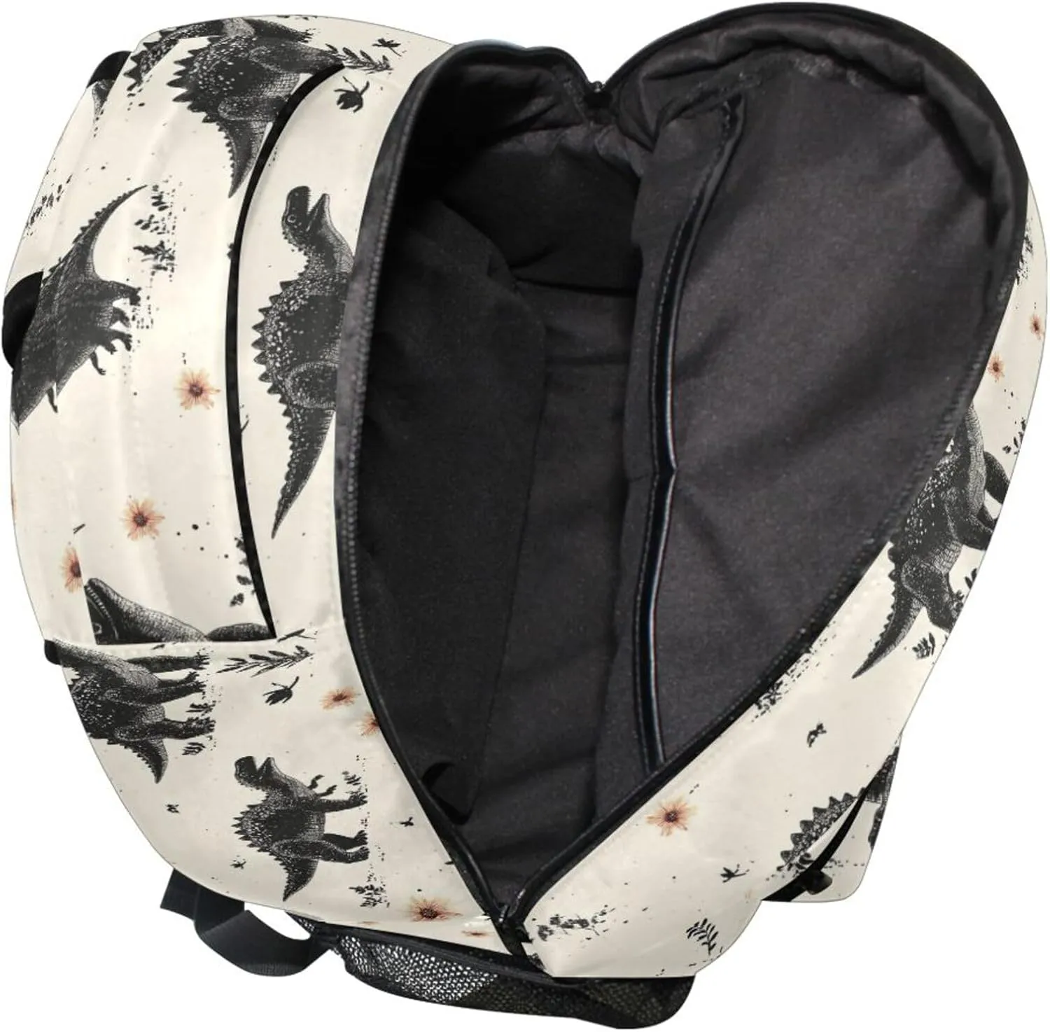 KLL Backpack for Men Women Waterproof Backpack with Chest Strap Gift Men & Women Sweet Dinosaurs