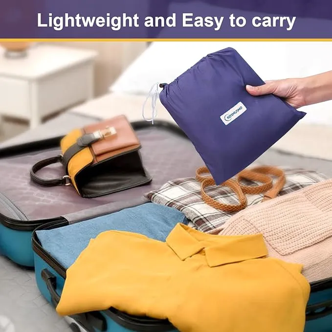 KOMUSMO Sleeping Bag Liner with Zipper, Ultralight Travel Sheets for Adults, Portable Sleep Sack Camping Sheet, Ideal for Traveling, Hiking, Tenting, Hotel and Camping