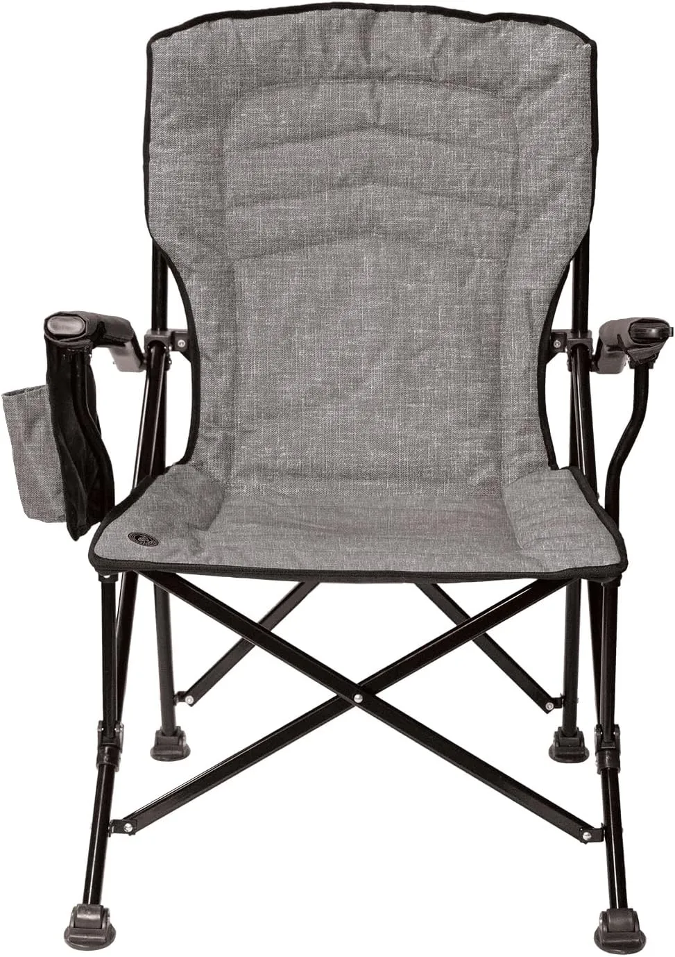 Kuma Outdoor Gear Switchback Chair with Carry Bag, Ultimate Portable Luxury Outdoor Chair for Camping (Heather Grey)