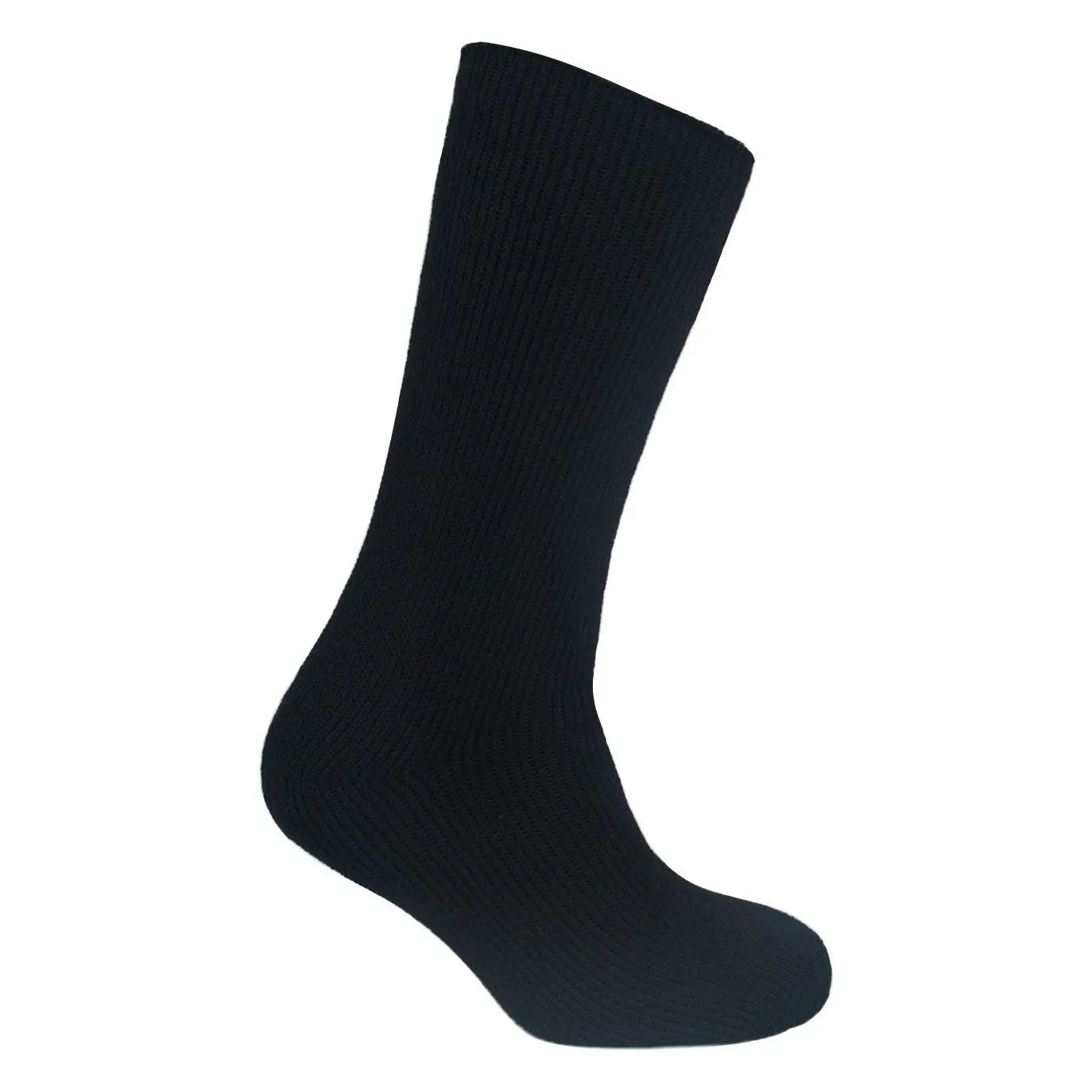 Ladies thermal insulated black socks 1291
