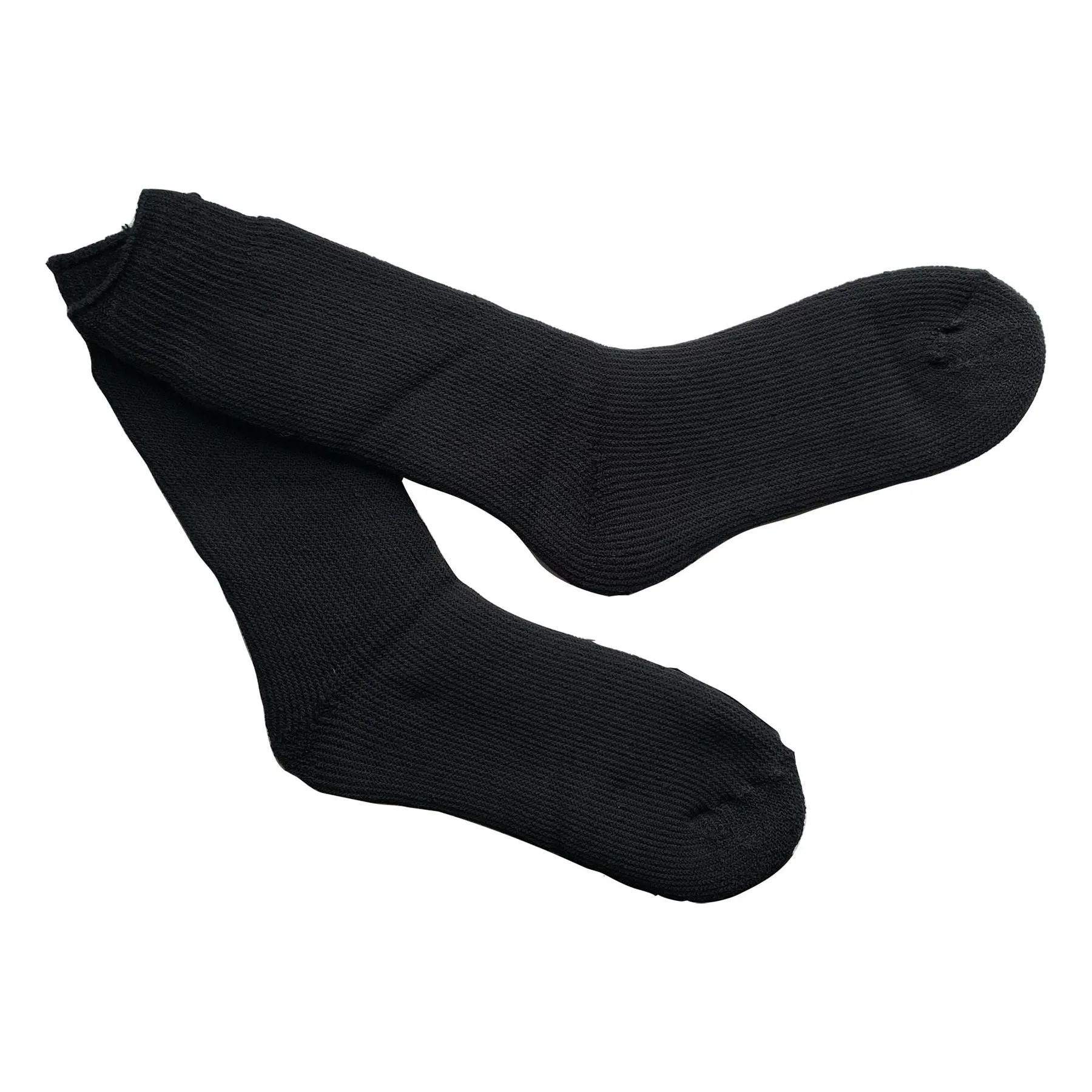 Ladies thermal insulated black socks 1291