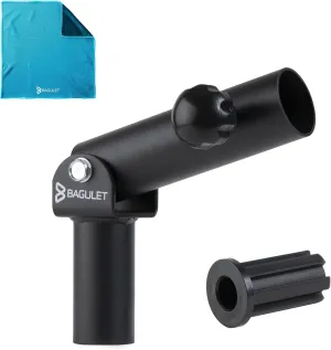 Landmine Attachment For Barbell, Fits 2" Olympic Bar And 1" Insert Accessory, Press In Weight Plate Hole Base, 360 Degree Swivel, Multi Use T Row Shoulder Chest Squat, Complete With Cool Towel
