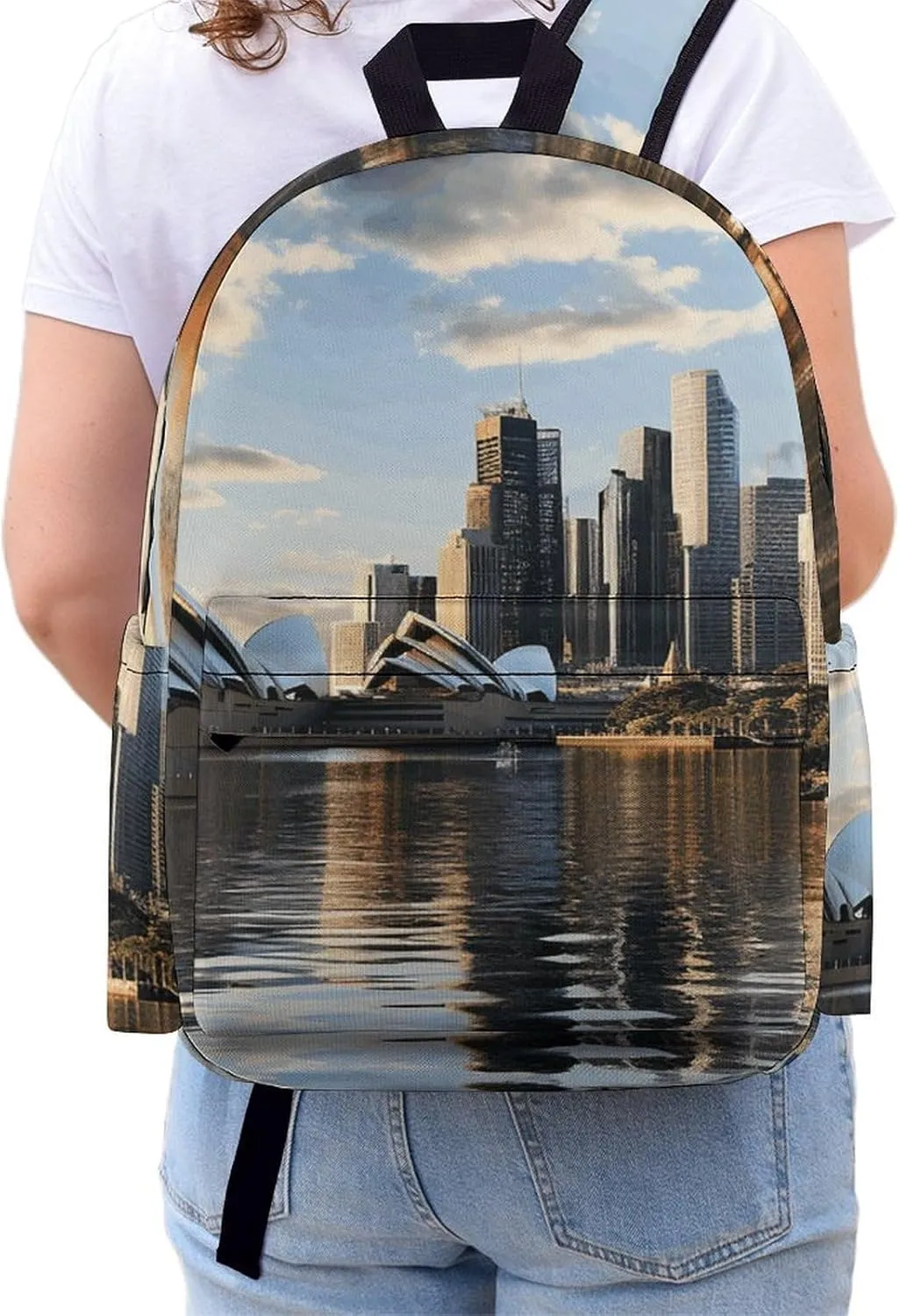 Laptop Backpack for Women Men Daypack Waterproof City Sydney Computer Bag Business Work Bag for Travel