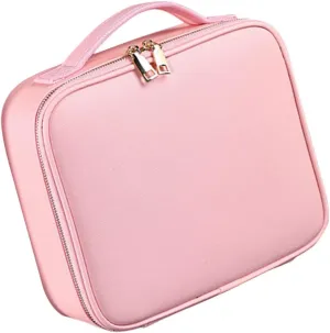 Large Adjustable Compartment Cosmetics Bag Organizer Makeup Case for Travel Business Trips and Outdoor Activities for Toiletries and Makeup Essentials