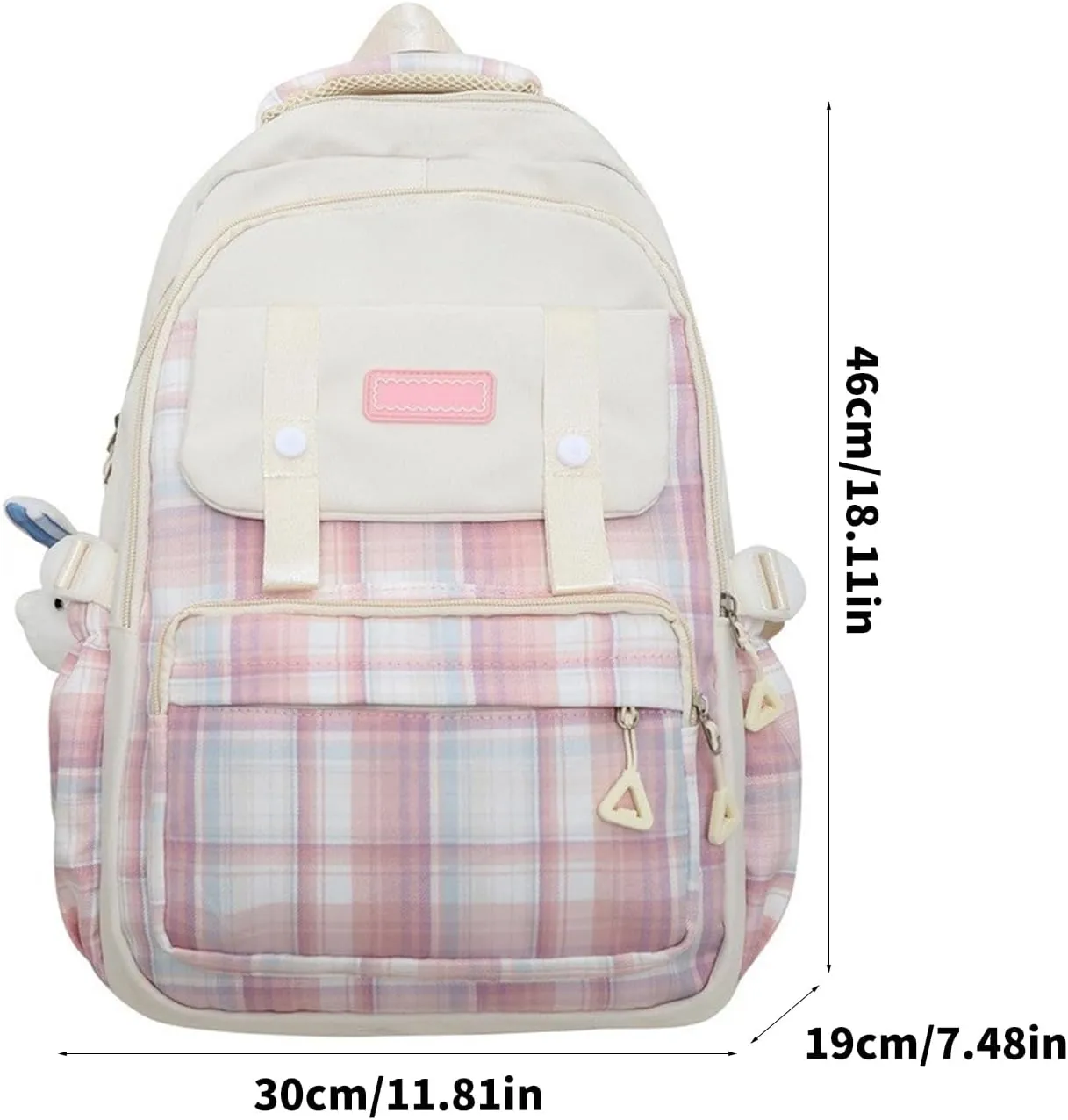Large Capacity Backpack Casual Daypacks Student School Backpack Aesthetic Backpack Travel Bag for Teens Girls, Purple, as the pic show