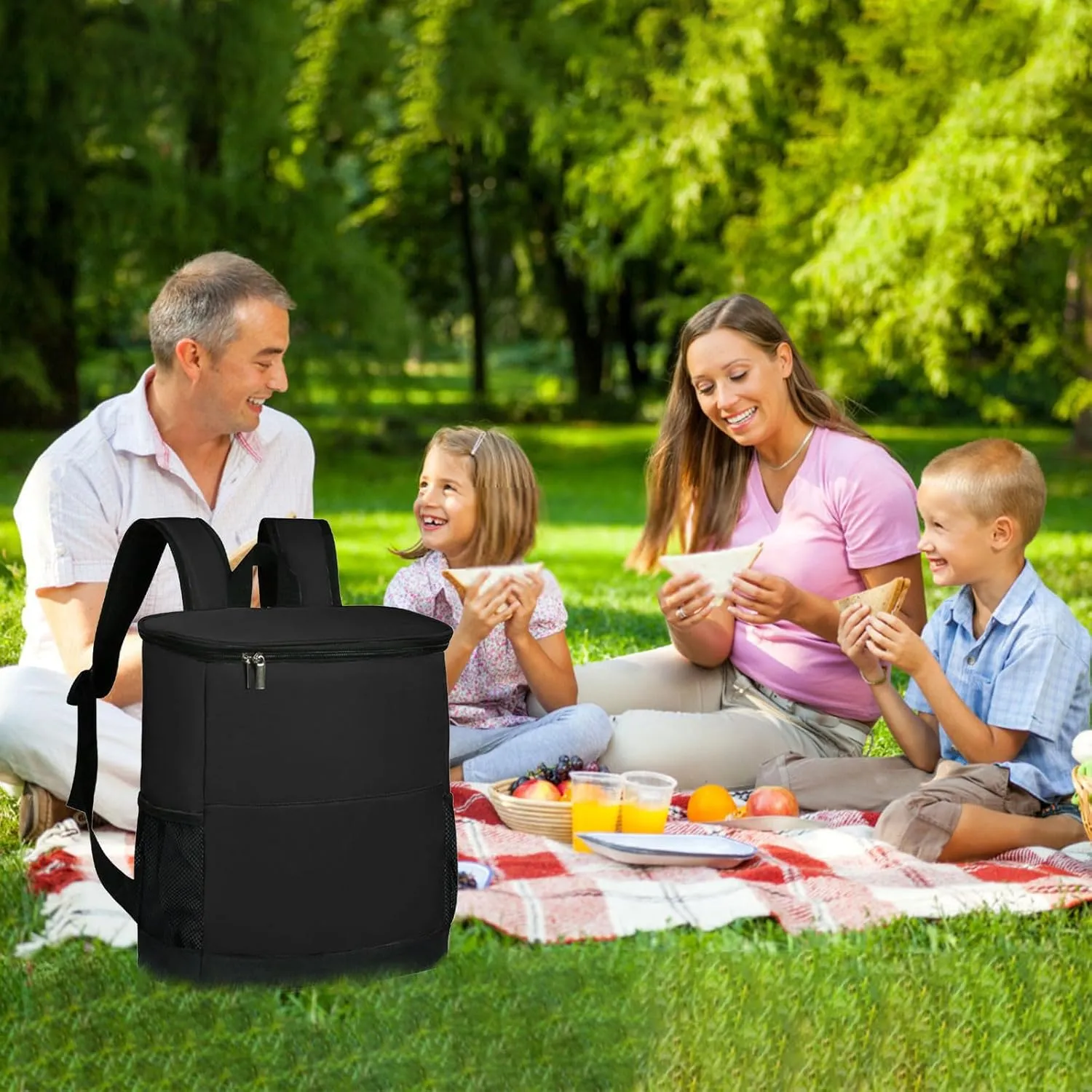 Large Capacity Backpack Insulation Bag Outdoor Insulation Cooler Bag Leakproof Camping Beach Hiking Fishing Lunch Picnic Kayak Cooler Bag