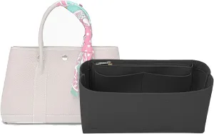 Lckaey purse organizer insert for garden party 36 insert organizer bag tote 2035Dark grey-L