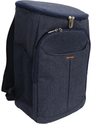 Leakproof Insulated Cooler Backpack with Large Capacity, Waterproof, Easy to Carry, Precise Stitching, Hot Press Technology for Food, Camping, Fruits (Black), Dark Blue