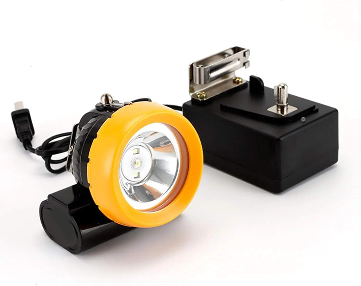 LED Portable Head Mounted Rechargeable Mining Lamp, Mining Headlamp Rechargeablesuitable for Firefighting, Rescue, Riding
