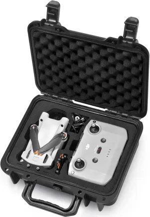 Lekufee Small Waterproof Hard Case Compatible with DJI Mini 3 Drone/DJI Mini 3 Pro and DJI Mini 3 Drone Accessories (Case Only)(NOT For DJI RC)