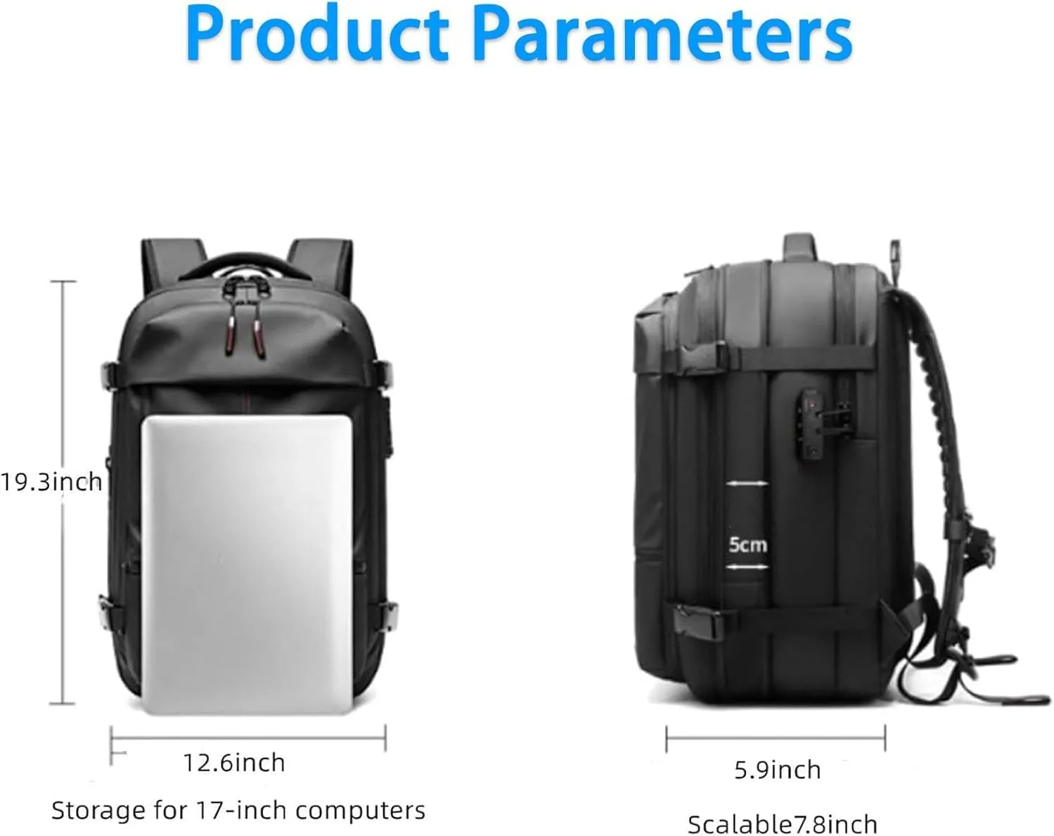 LELEBEAR Go Trend Mart Backpack, Vacpack Backpack Travel, 60L Expandable Travel Backpack Waterproof Vacuum Compression Bag (Green   Vacuum Pump)
