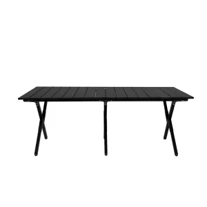 Levede Folding Camping Table Portable Black