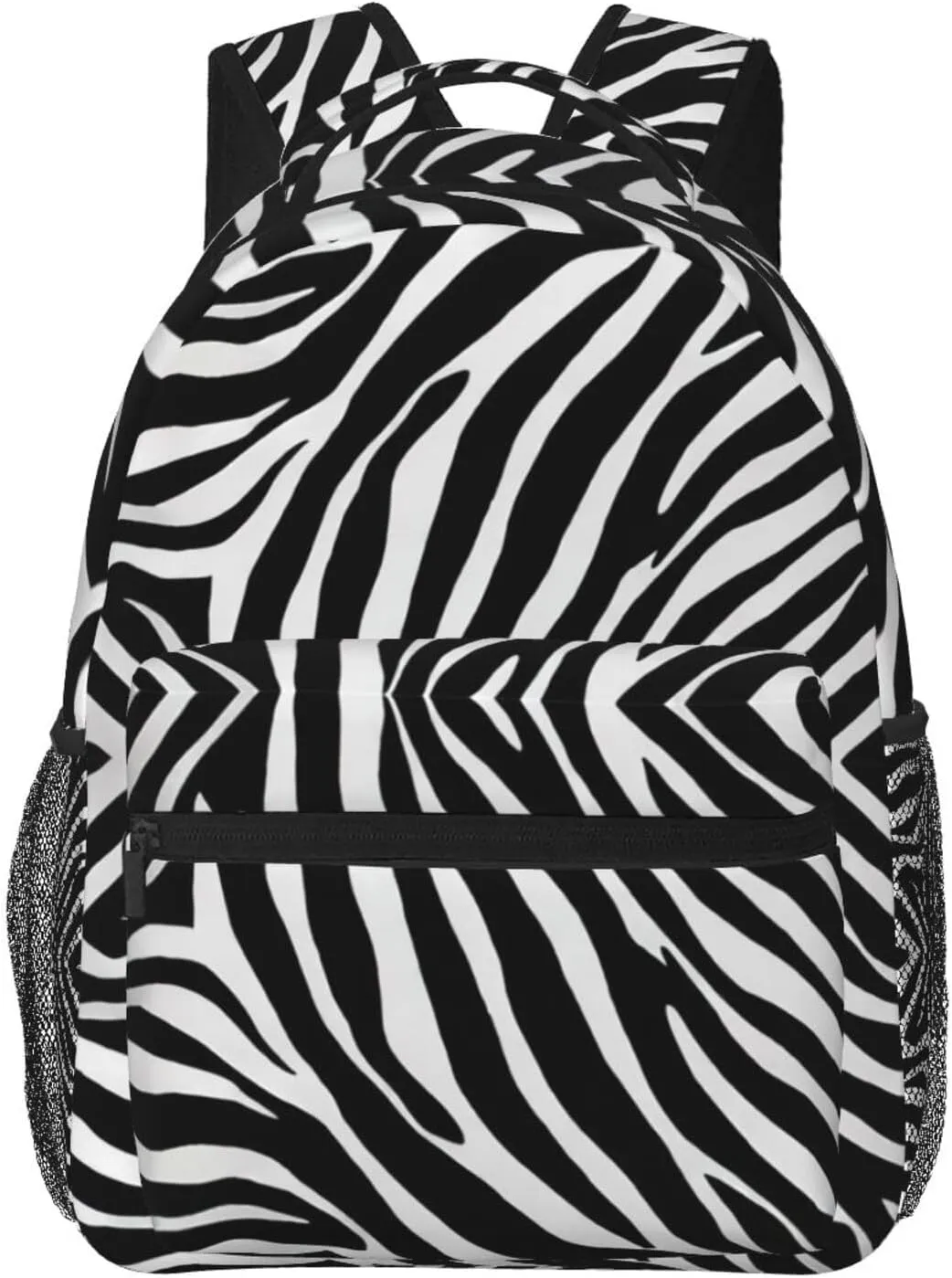 Lightweight Daypack Backpack for Sports Travel Running - Large Capacity Multipurpose Anti-Theft Bookbag, Zebra Stripe Art Laptop Backpack Daypack