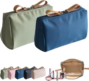 LONGLUAN Tidynook Makeup Bag Small, Tidynook Cosmetic Bag, Tidynook Lipstick Makeup Bag Mini, Tidynook Makeup Bag for Purse, Tidynook Makeup Pouch with Compartments (2PCS-D)