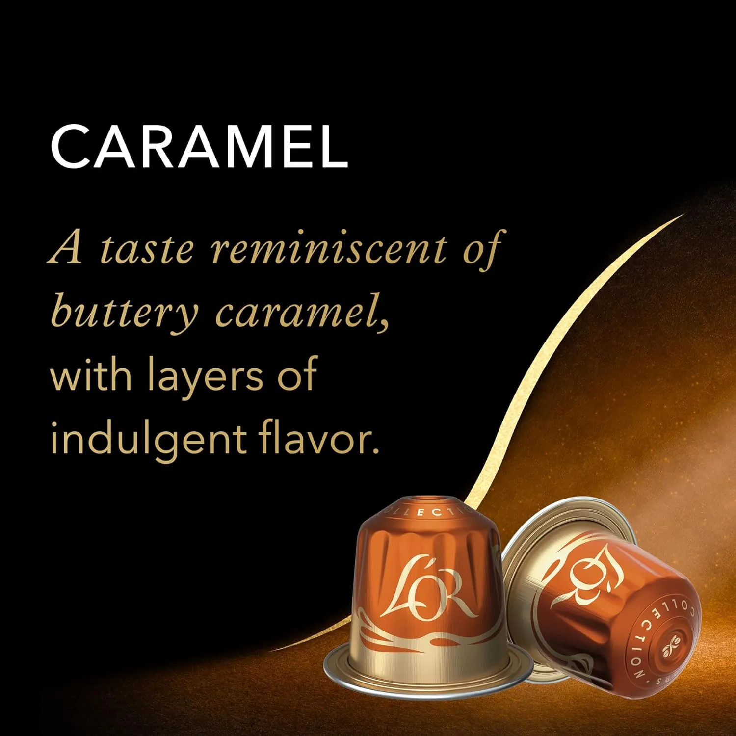 L'OR Espresso Capsules, 30 Count Variety Pack Vanilla/Chocolate/Caramel, Single-Serve Aluminum Coffee Capsules Compatible with the L'OR BARISTA System & *Nespresso Original Machines