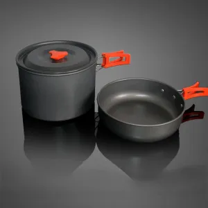 LOWFI Camping Pot Outdoor Set Pot Picnic Supplies Outdoor Cooker Camping Portable Pot