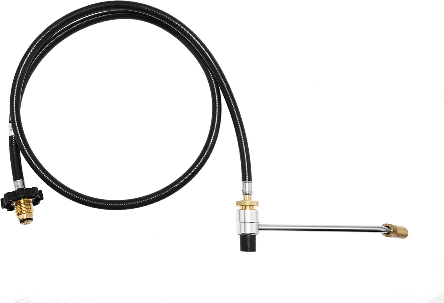 LS'BABQ 5 Ft Propane Adapter Hose 1 lb to 20 lb Converter and Gas Regulator fit for Coleman Propane Gas Stoves 5430 Grills, Gas Stove Regulator Part Connector Fitting Replacement Kit